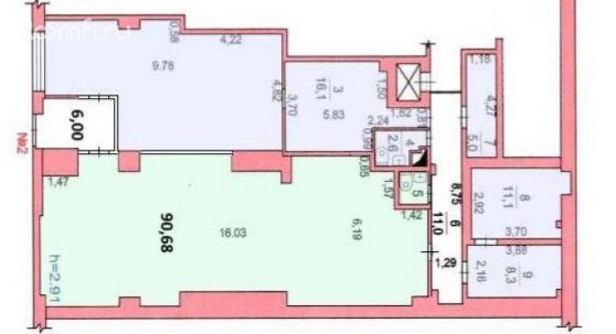 Аренда помещения свободного назначения 195 м², улица Михалевича - фото 2
