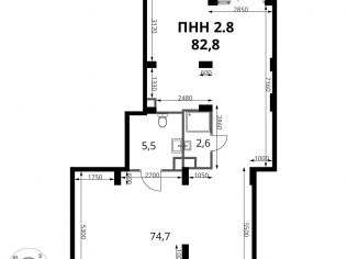 Продажа помещения свободного назначения 82.6 м²