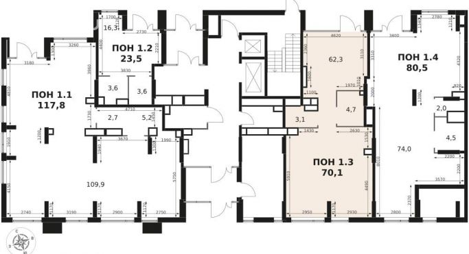 Продажа офиса 69.4 м² - фото 2