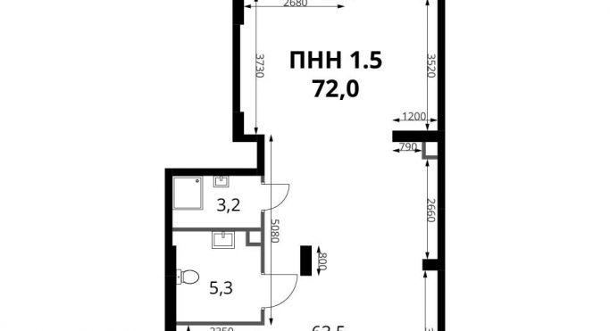 Продажа помещения свободного назначения 72 м², Комсомольская улица - фото 1