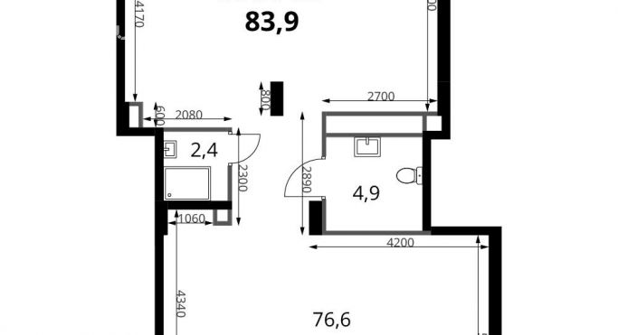 Продажа помещения свободного назначения 83.9 м², Комсомольская улица - фото 1