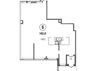 Продажа помещения свободного назначения 182.8 м²