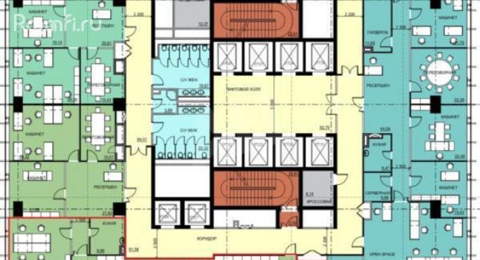 Аренда офиса 1941 м², Западная улица - фото 3