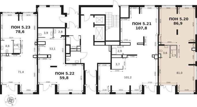 Продажа офиса 86.5 м² - фото 2