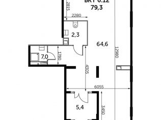 Продажа помещения свободного назначения 79.5 м²