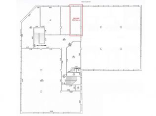 Аренда торгового помещения 25.2 м²