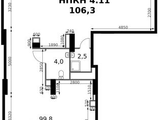 Продажа помещения свободного назначения 106.3 м²