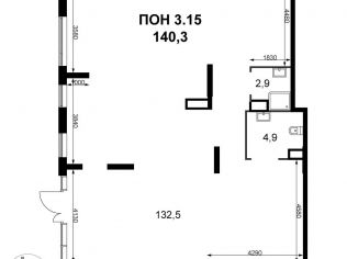 Продажа помещения свободного назначения 140.3 м²