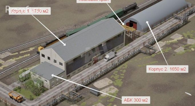 Продажа склада 3700 м², Железнодорожная улица - фото 1