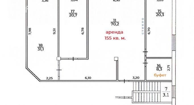 Аренда помещения свободного назначения 152 м², Дмитровское шоссе - фото 1
