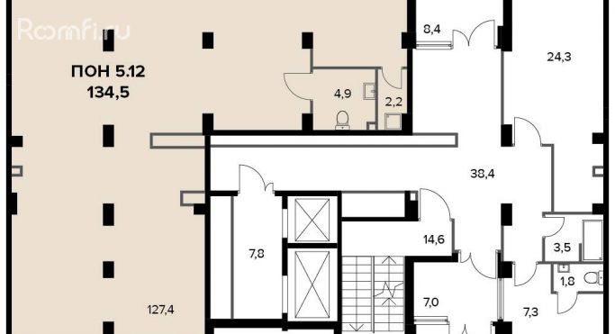 Продажа офиса 134.5 м², Парковая улица - фото 2