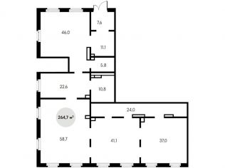 Продажа помещения свободного назначения 264.7 м²
