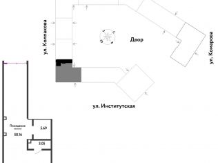 Продажа помещения свободного назначения 66.9 м²