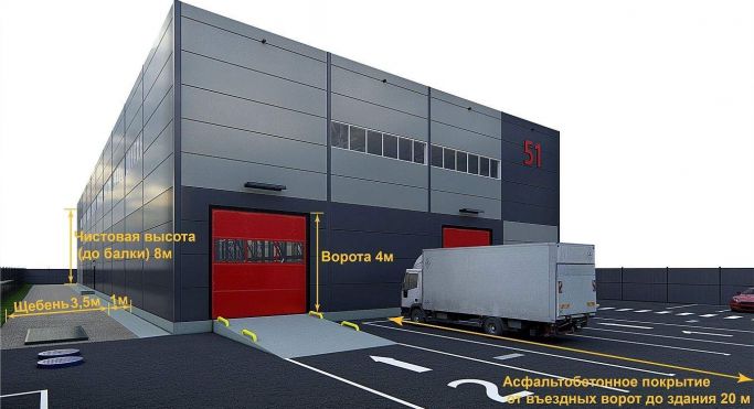 Продажа склада 1440 м² - фото 4