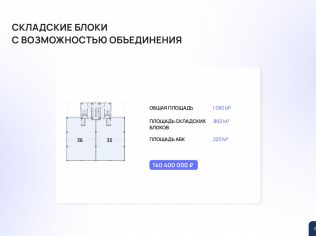 Продажа производственного помещения 540 м²