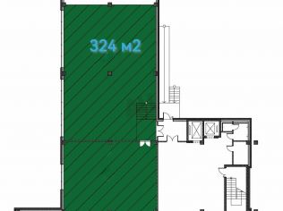 Аренда производственного помещения 324 м²