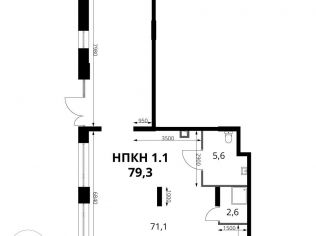Продажа офиса 79.3 м²
