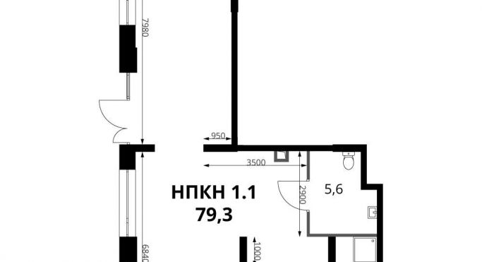 Продажа офиса 79.3 м² - фото 1