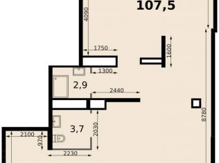 Продажа помещения свободного назначения 107.5 м²