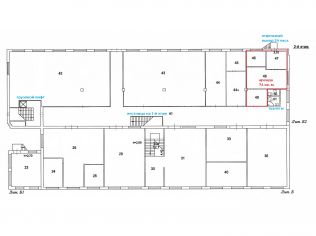 Аренда производственного помещения 74 м²