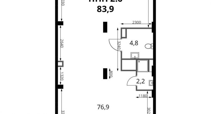 Продажа помещения свободного назначения 83.9 м², Комсомольская улица - фото 1