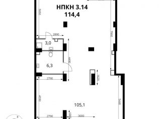 Продажа помещения свободного назначения 114.4 м²