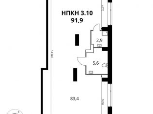 Продажа помещения свободного назначения 91.6 м²