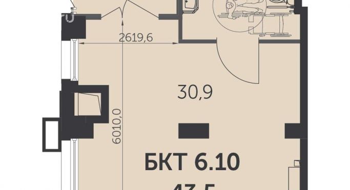 Продажа офиса 80.5 м², улица Полковника Романова - фото 1