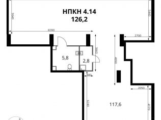 Продажа помещения свободного назначения 125.9 м²