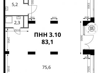 Продажа помещения свободного назначения 83.1 м²