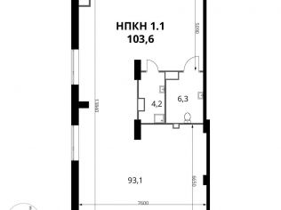 Продажа помещения свободного назначения 103.3 м²