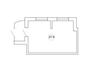 Аренда помещения свободного назначения 27.9 м²