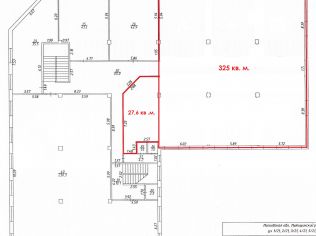 Аренда помещения свободного назначения 325 м²