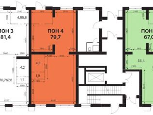 Продажа помещения свободного назначения 79.7 м²