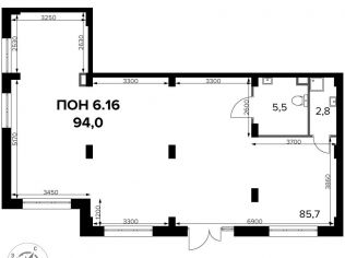 Продажа помещения свободного назначения 94 м²