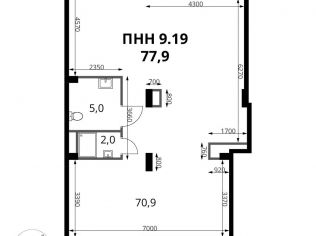 Продажа помещения свободного назначения 77.9 м²