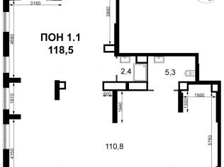 Продажа помещения свободного назначения 118.5 м²