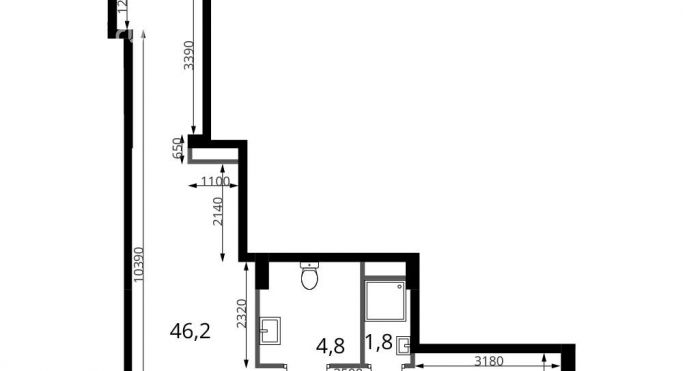 Продажа помещения свободного назначения 52.8 м², Комсомольская улица - фото 1