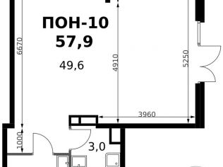 Продажа помещения свободного назначения 57.9 м²