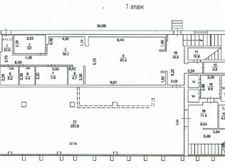 Аренда помещения свободного назначения 1212 м²