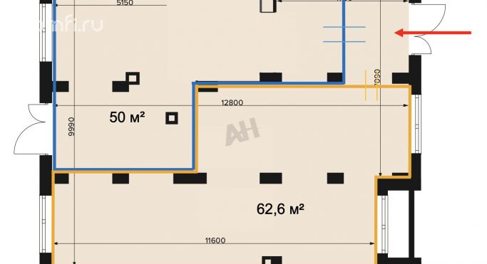 Аренда помещения свободного назначения 50 м², Рождественская улица - фото 2