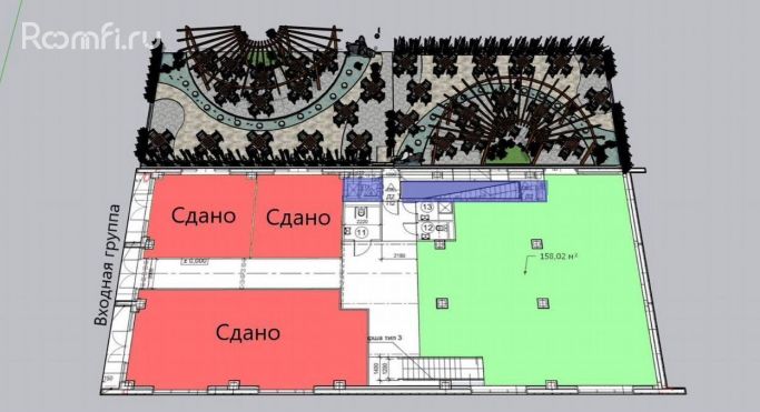 Аренда торгового помещения 158 м², улица Ленина - фото 2