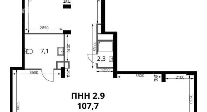 Продажа помещения свободного назначения 107.7 м², Комсомольская улица - фото 1