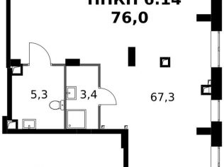 Продажа помещения свободного назначения 76 м²