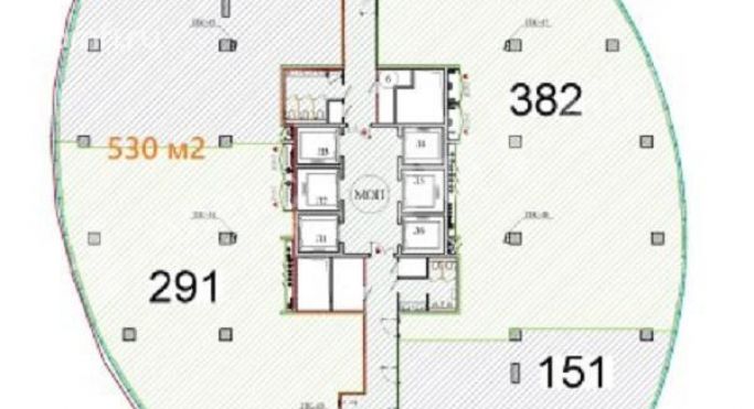 Аренда офиса 530 м², улица Панфилова - фото 3