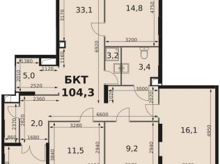 Продажа офиса 104.8 м²