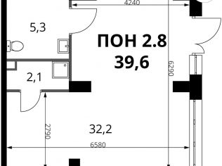 Продажа помещения свободного назначения 39.4 м²
